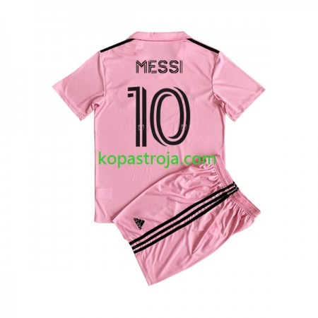 Billiga Fotbollströjor Inter Miami Lionel Messi 10 Barn Hemma tröja 2023 Kortärmad